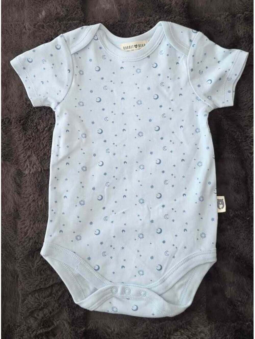 Rabbit Bear Organic Baby Onesie 6-9M - NORDSTROM